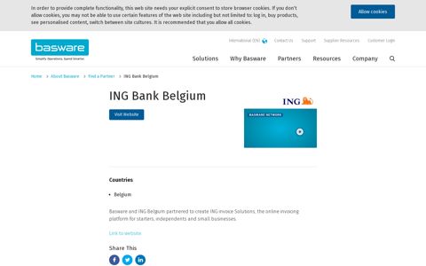 ING Bank Belgium - e-Invoicing Services and Purchase to Pay ...