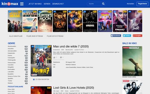 KINOMAX: Filme online schauen, kostenlos stream auf Deutsch