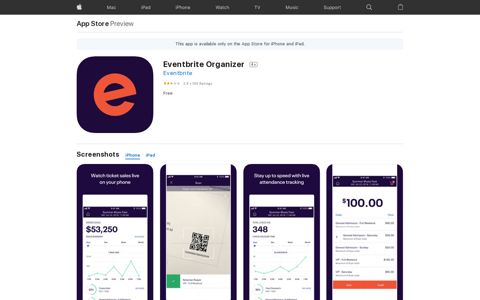 ‎Eventbrite Organizer on the App Store