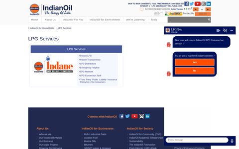 IndianOil Corporation | LPG Services