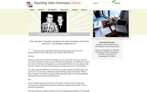 About us: Teaching Jobs Overseas / Joyjobs