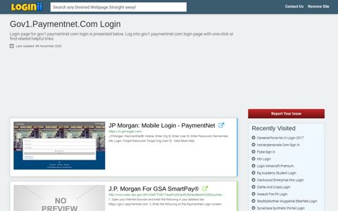 Gov1.paymentnet.com Login