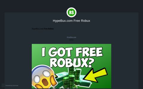 HypeBux.com Free Robux - Gumroad