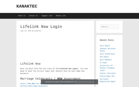 Lifelink Nsw Login | Kanaktec - Login Portal Web Directory