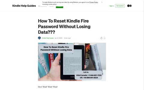 How To Reset Kindle Fire Password Without Losing Data ...