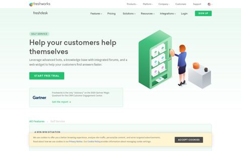 Self Service Portal for Customers | Freshdesk