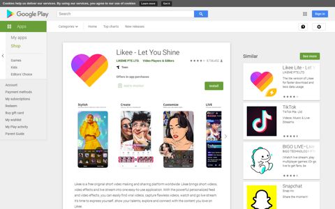Likee - Let You Shine - Apps on Google Play
