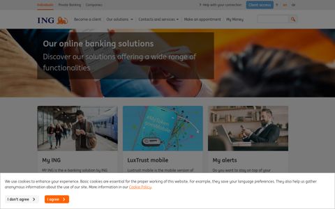 Online banking - ING Luxembourg