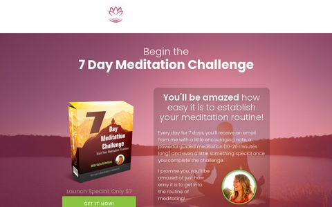 The 7 Day Meditation Challenge - Women's Meditation Network