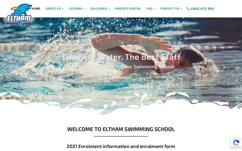 Welcome to Eltham Swimming School - The Best Water, The ...