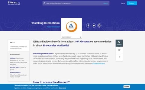 Hostelling International | ESNcard