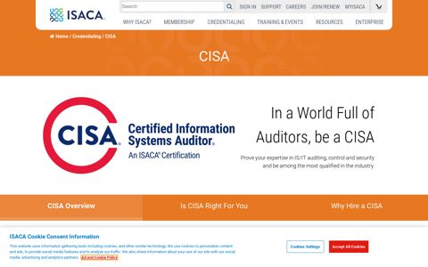 CISA Certification | Certified Information Systems Auditor - isaca