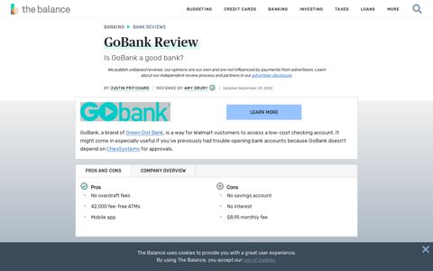 GoBank Review - The Balance