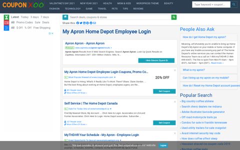 My Apron Home Depot Employee Login - 12/2020
