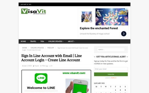 Sign In Line Account with Email | Line Account Login - Create ...