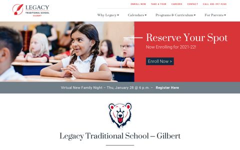 K-8 Charter School in Gilbert, AZ | Legacy Traditional School