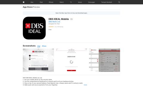 ‎DBS IDEAL Mobile on the App Store