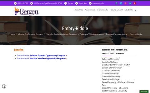 Embry-Riddle | Bergen Community College
