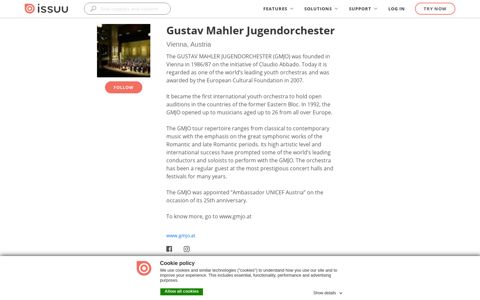 Gustav Mahler Jugendorchester - Issuu