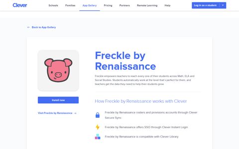 Freckle by Renaissance - Clever application gallery | Clever