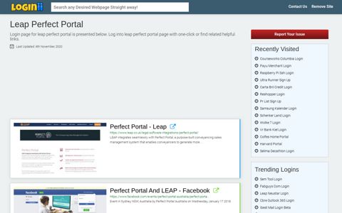 Leap Perfect Portal - Loginii.com
