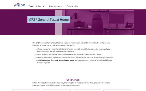 GRE at Home - ETS