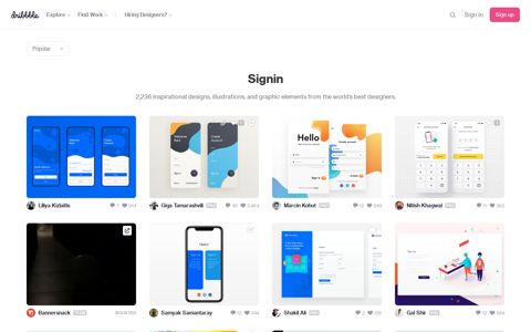Signin designs, themes, templates and ... - Dribbble