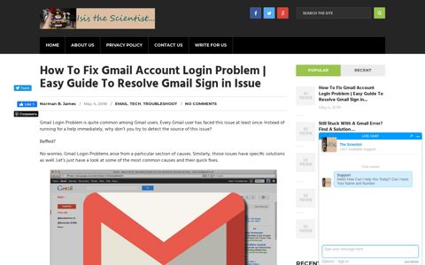 How To Fix Gmail Login Problem | Easy Guide To Resolve ...