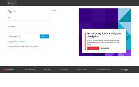 Lexis+™ - Sign In | LexisNexis