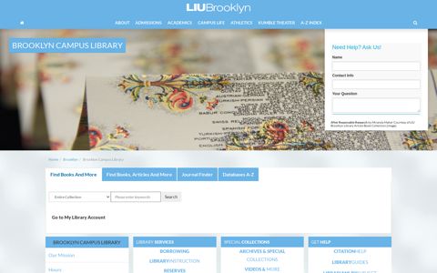 Brooklyn Campus Library | Long Island University