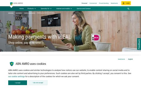 Transferring funds - iDEAL - ABN AMRO