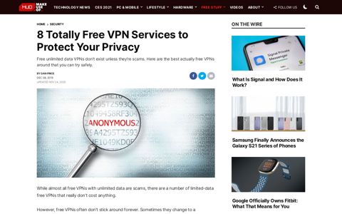 8 Totally Free VPN Services to Protect Your Privacy