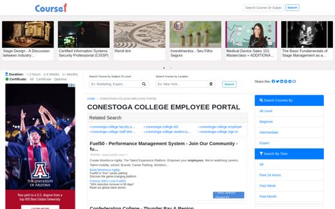 Conestoga College Employee Portal - 10/2020 - Coursef.com