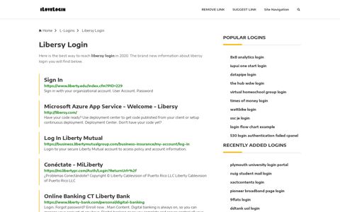 Libersy Login ❤️ One Click Access - iLoveLogin