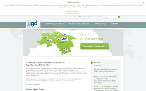 ijgd - Freiwilliges Jahr in Niedersachsen: FSJ Niedersachsen