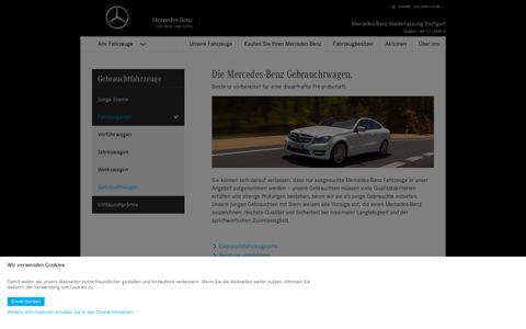Die Mercedes-Benz Gebrauchtwagen.