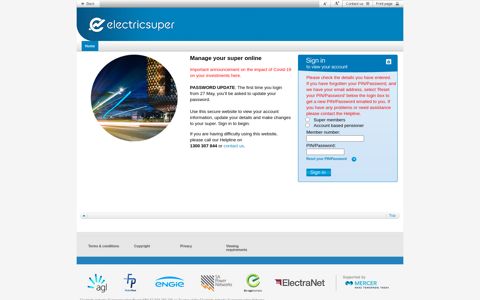 Home Page - Electricity Industry Superannuation Scheme