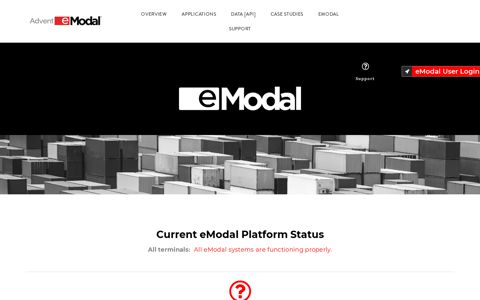 eModal Status Page - Advent eModal