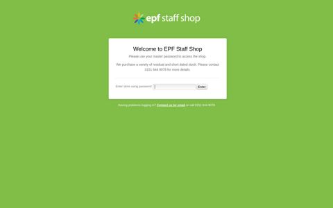 EPF Staff Shop