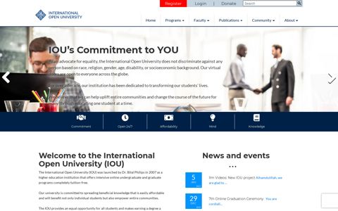 International Open University | Accredited Degree Programs