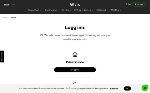 Logg inn. | Elvia