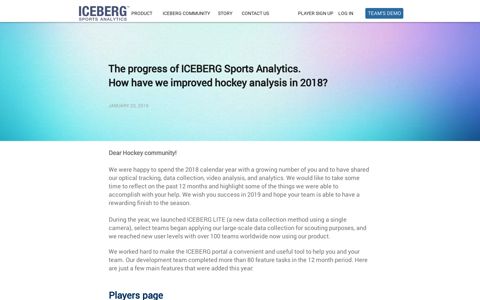 The Progress of ICEEBRG | Hockey Analytics - ICEBERG ...