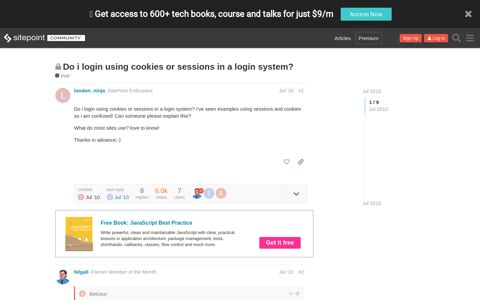 Do i login using cookies or sessions in a login system? - PHP ...