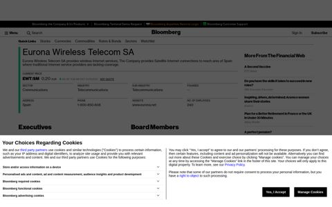 Eurona Wireless Telecom SA - Company Profile and News ...