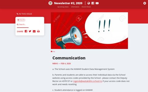 Communication - Newsletter #2, 2020 - Hail