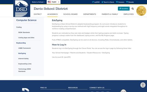 EduTyping - Davis School District