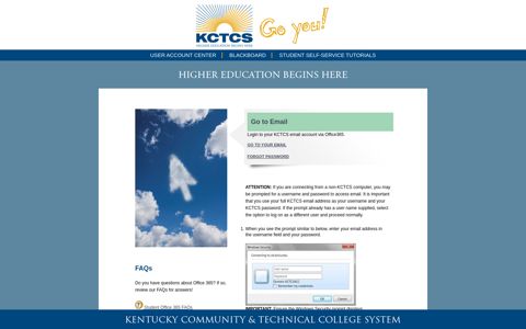 KCTCS email - Kentucky Community and Technical College ...