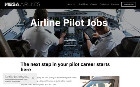 Current Job Openings at Mesa Airlines