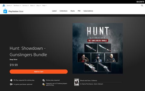 Hunt: Showdown - Gunslingers Bundle - PlayStation Store