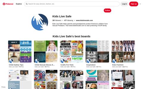 Kids Live Safe (kidslivesafe) on Pinterest